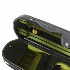 Winter könnyű fa hegedűtok fekete/zöld