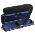 Winter Viola oblong case german masters , black-blue