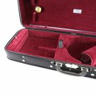 Winter Viola oblong case german masters , black-red