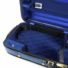 Winter Exclusive Violin wooden double case german masters blue/blue