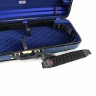 Winter Exclusive Violin wooden double case german masters blue/blue
