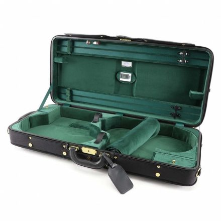 Winter hegedű és brácsa koffertok Vario, fekete-zöld