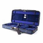 Winter hegedű és brácsa koffertok Vario, kék-kék