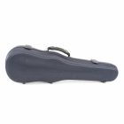 Winter  Violin shaped case , Carbon Design, Green Line, 1,25 kg blue