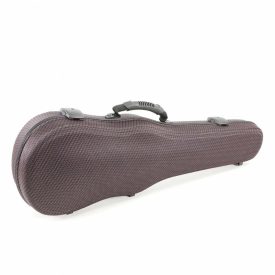   Winter  Violin shaped case , Carbon Design, Green Line, 1,25 kg red