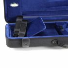 Winter Violin oblong case, Green Line 1,8 kg 4/4-3/4 grey