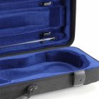 Winter Violin oblong case, Green Line 1,8 kg 4/4-3/4 grey