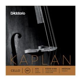   D'Addario Kaplan Solutions cello steel string Set medium