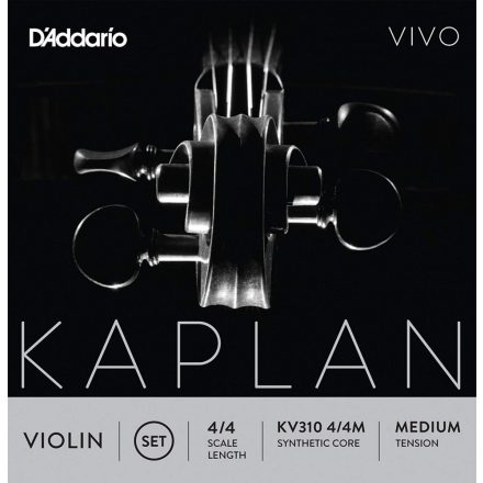 D'Addario Kaplan Vivo  synthetic violin string SET, medium