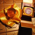 Laubach violin and viola rosin Gold