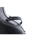 PURE GEWA Cello case POLYCARBONATE 4.6 Black, Rolly