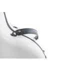 PURE GEWA Cello case POLYCARBONATE 4.6 white, Rolly