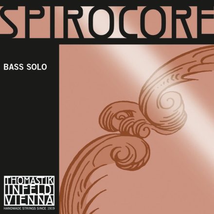 Thomastik SPIROCORE Solo 4⁄4 steel double bass string H1 Spiral core Chrome wound