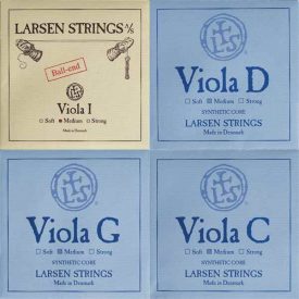 Larsen Original viola string Set, Medium, with A Ball-End