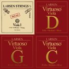 Larsen Virtuoso szintetikus brácsahúr SET, Medium, with A Ball-End