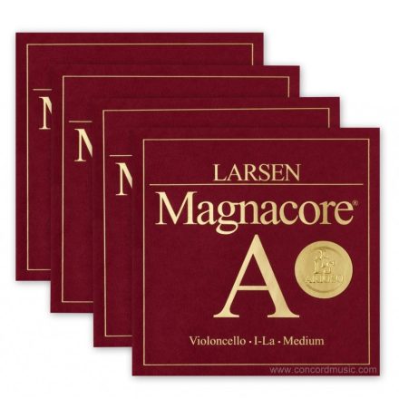 Larsen Magnacore Arioso D cello steel string, Steel core, wounded