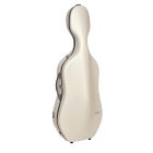 BAM SUPREME ICE HIGHTECH POLYCARBONATE CELLO CASE White-Silver version