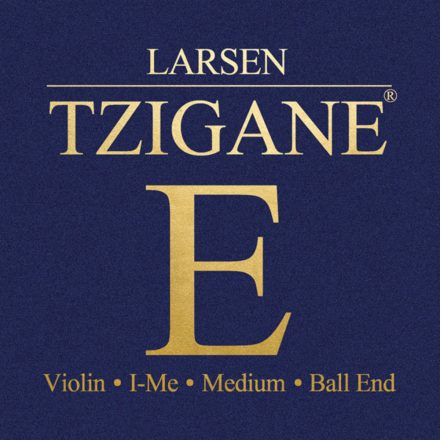 Larsen Tzigane E fém hegedűhúr, Medium, Ball-End, carbon steel