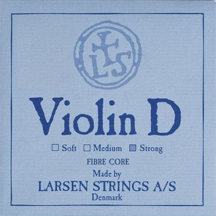 Larsen Original D szintetikus hegedűhúr, Strong, Aluminium wound