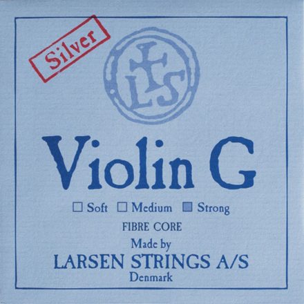Larsen Original G szintetikus hegedűhúr Strong, Silver wound