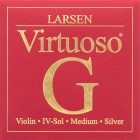 Larsen Virtuoso violinstring Set,  Medium, with E Ball-End