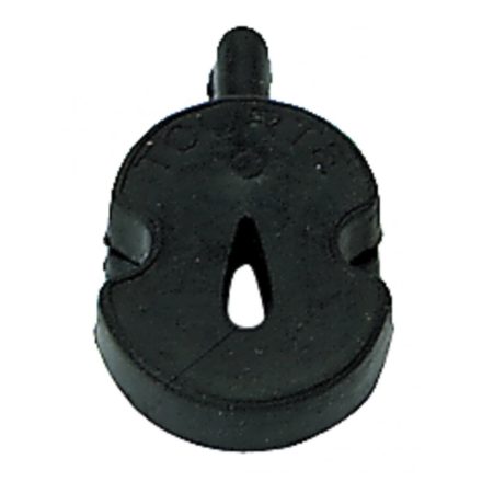 Mute for violin, rubber, violin-shaped 