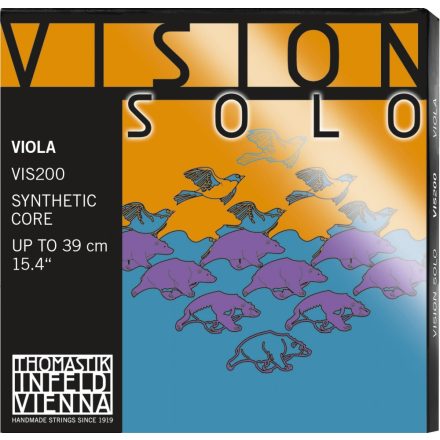 Thomastik Vision Solo synthetic viola string 4⁄4 – 37 cm | 14½” C Synthetic core Silver wound