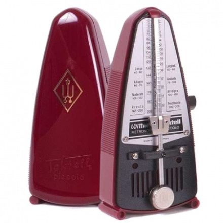 Wittner Taktell Piccolo metronome, burgundy